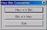 Конвертер дампов из формата intel HEX в BIN формат