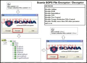 Scania XCOM 2.30 (Win 10 X86 X64) + Dongle Emulator (Developer mode) + SOPS file Encryptor/Decryptor
